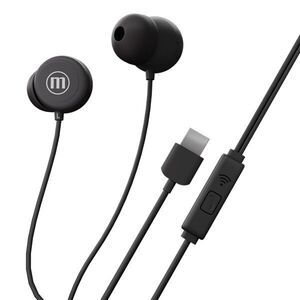 Maxell fülhallgató, in-bax, fekete, usb-c 348594 kép