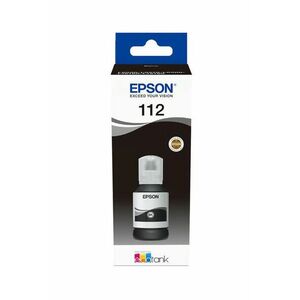 Epson tintapatron 112 ecotank pigment black ink bottle C13T06C14A kép