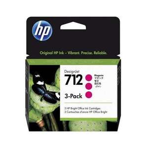 HP DesignJet 712 Magenta Tintapatron - 3x29ml kép