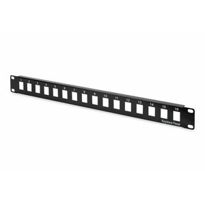 DIGITUS 16 Port-os 1U Patch Panel - Fekete kép