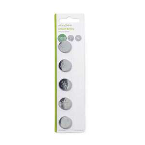 Nedis Lítium gombelem CR2032 3V 5db buborékfólia (BALCR20325BL) kép