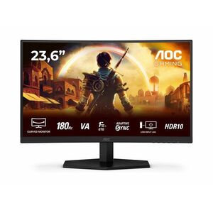 Aoc ívelt gaming 180hz monitor 23.6" C24G42E, 1920x1080, 16: ... kép