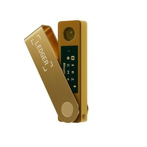 Ledger Nano-X Gold Hardware Wallet - hardveres pénztárca kriptoes... kép