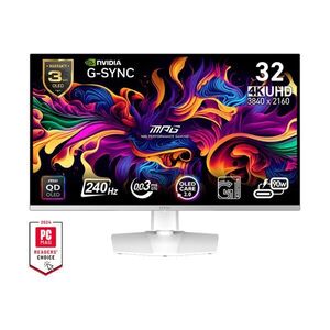 MSI GAMING MPG 321URXW QD-OLED 31, 5" UHD 3840x2160 240Hz Monitor kép