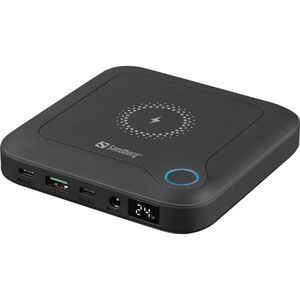 Sandberg All-in-1 Laptop Powerbank 25000, 25000mAh, 91W, vezeték... kép