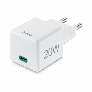Hama 20W USB-C Hálózati Töltő - Fehér kép