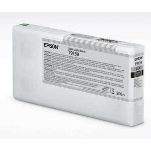Epson T9139 Tintapatron Light Light Black 200ml , C13T913900 kép