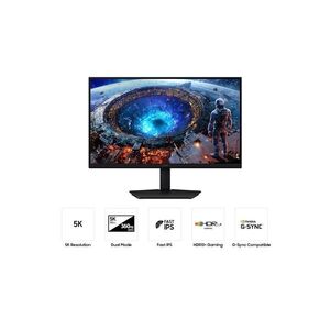 Samsung 27" Odyssey G8 G80HF 16: 9 5K IPS Gaming Monitor - Fekete kép