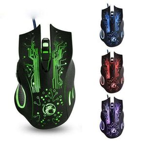 iMice X9 optikai Gaming egér fekete kép