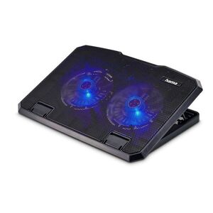 Hama 126806 Laptop Hűtőpad - 15.6", 2 Ventilátor, LED - Fekete kép
