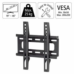 Hama TV Fali Tartó - 19-46" LCD/Monitor, Fekete kép