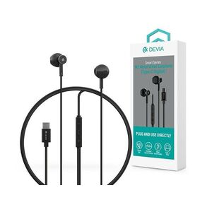Devia Smart Series M2 Metal In-Ear sztereó fülhallgató - Type-C - fekete kép