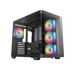 DeepCool CG530U 4F Midi Torony Számítógépház + 4db 120mm ARGB Ven... kép
