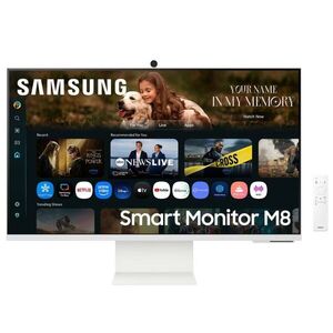 Samsung LS32FM801UUXDU 32" VA Smart Monitor M8 M80F 4K, 3840... kép
