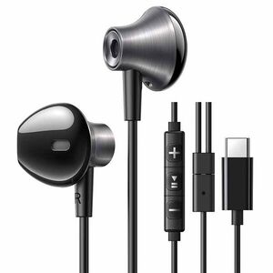 UGREEN EP106 USB-C Vezetékes fülhallgató Fekete kép