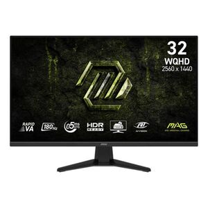 MSI 31, 5" E18V 16: 9 WQHD Rapid VA Gaming Monitor - Fekete kép