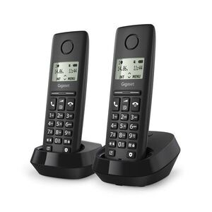 Gigaset Pure 100 Duo fekete dect telefon kép