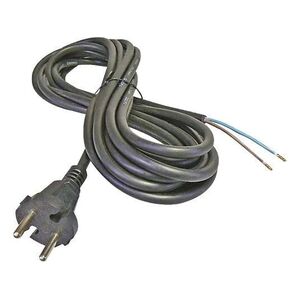 Munkakábel H05RR-F 2x1mm2 gumikábel + dugvilla 3m kép