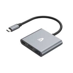 Avax usb hub usb-c 3in1 usb3.0, hdmi 4k, pd 100w AVAX_HB9031 kép