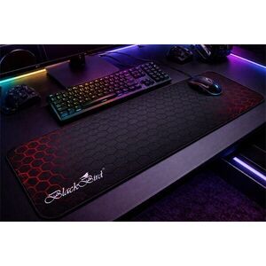 Blackbird egérpad gamer tacticfield 90x40cm 3mm vastag fekete va... kép