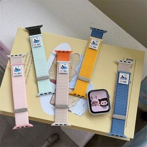 Blackbird szíj iwatch készülékhez hot dog világos barna kék 42/44... kép