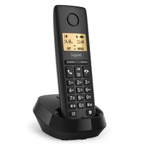 Gigaset dect telefon, pure 100, fekete S30852-H3105-S201 kép
