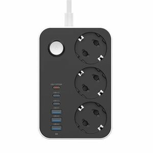 Colorway hálózati elosztó, cw-che36pdb, 3 dugalj, 6xusb (3usb-a +... kép