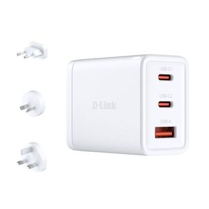 D-link hálózati adapter 65w gan 2xusb-c + 1xusb, dcp-651 DCP-651 kép