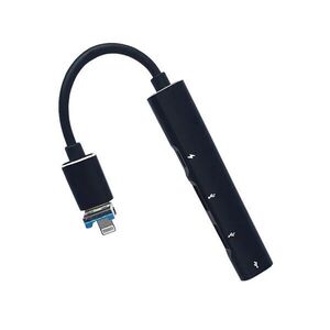 Blackbird adapter usb3.0/lightning, 2xusb, 1xusb-c, 1xlightning, ... kép