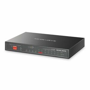Mercusys switch 12x1000mbps(8xpoe+) + 2xsfp, fémházas asztali, ms... kép