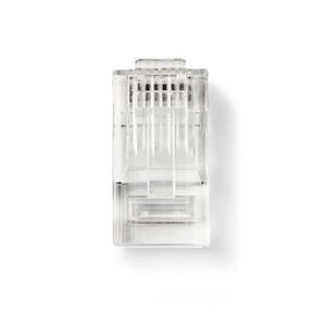 Nedis ccgb89305tp sodrott kábelre, utp rj45 cat6 csatlakozó dugó, ... kép