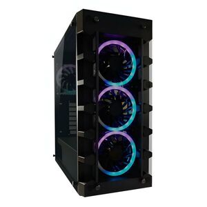 LC-power - 709B - Solar_System_X ATX fekete ablakos gamer számító... kép