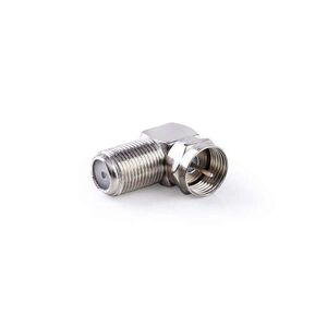 Antenna Adapter - F Dugó - F Aljzat - 90° Könyök - 10 db kép