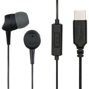 Hama BASIC4PHONE USB-C fülhallgató fekete (184141) kép