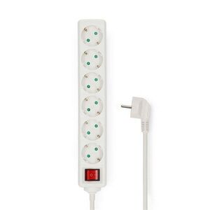 Nedis 6 aljzatos kapcsolós (6-os) elosztó, 3 m, 3680 W, 16 A ESOC630F2WT kép