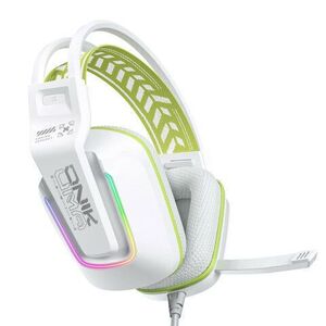 Onikuma X13 Vezetékes Gamer Fejhallgató RGB világítással - Fehér, ... kép