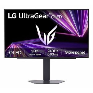 LG 27" 27GX704A-B 16: 9 QHD OLED Gaming Monitor - Fekete kép
