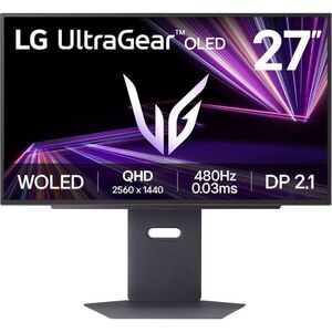 LG 27" UltraGear 16: 9 QHD OLED Gaming Monitor - Fekete kép