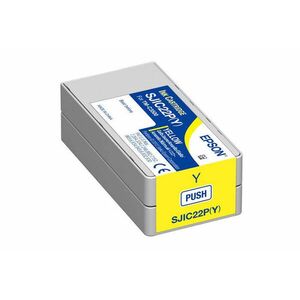 Epson SJIC22P(Y) C3500 Tintapatron Yellow 32, 5ml , C33S020604 kép