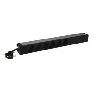 Legrand 646806 19"/1U normál KIM 6xSHK gyermekvédett TÁP elosztósor kép