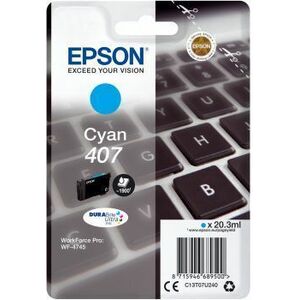 Epson T07U2 Tintapatron Cyan 20, 3ml No.407, C13T07U240 kép
