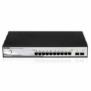D-Link Switch 8x1000Mbps + 2xGigabit SFP Menedzselhető Rackes, DG... kép
