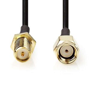 Antenna Kábel | RP SMA Dugasz | RP SMA Aljzat | Aranyozott | 50 O... kép