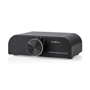 Nedis ASWI2424AT Analóg Sztereó Audió Switch - 4 port kép