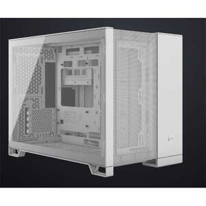 Corsair ház 2500d airflow, tápegység nélkül, edzett üveg, fehér C... kép