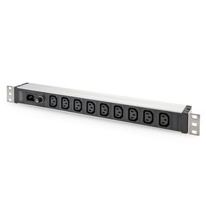 DIGITUS DN-95429 19" 1U PDU 230V 10A 9xIEC C13 aljzat IEC C1... kép