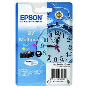 Epson 27 T2705 Multipack Cyan Magenta Yellow tintapatron eredeti... kép