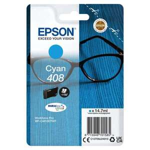 Epson T09J2 Tintapatron Cyan 14, 7ml No.408, C13T09J24010 kép