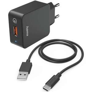 HAMA hálózati töltő adapter USB-A bemenettel + Type-C kábel - 19.... kép