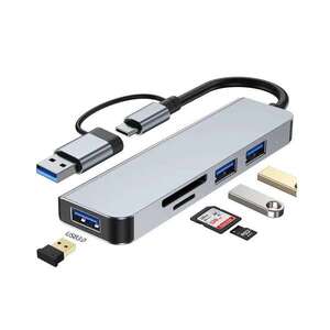 BlackBird Multiport Hub - USB 3.0, SD/TF Olvasóval kép
